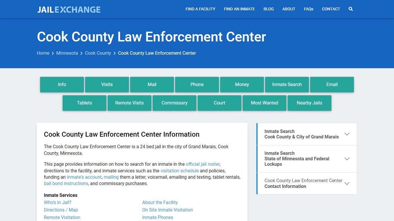 Cook County Law Enforcement Center - Jail Exchange
